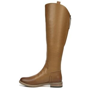 Franco Sarto brown tall leather boots- wide calf size 9